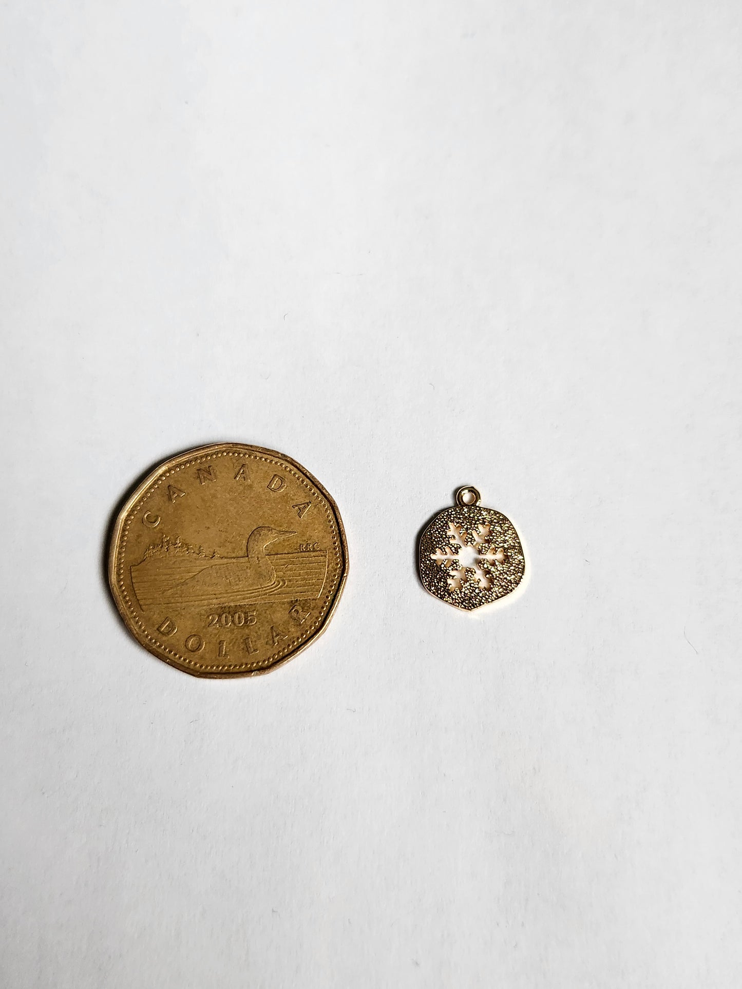 Snowflake Cutout Charm